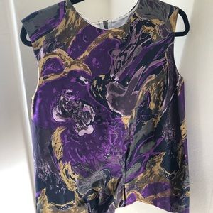 Gorgeous purple and gold Marni Blouse